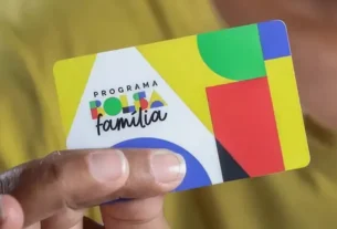 Cartão do Bolsa Família.