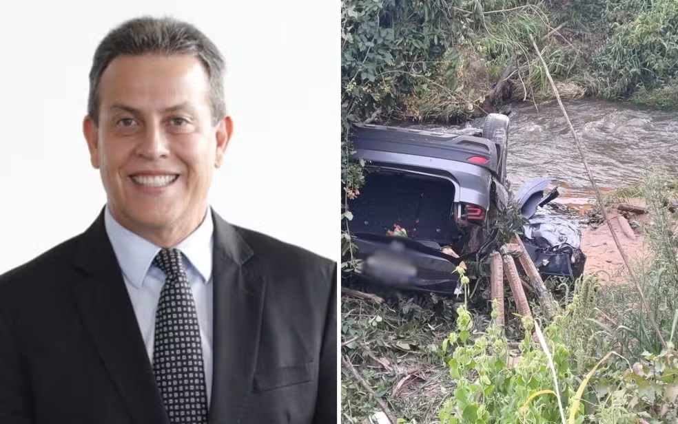 Carro com ministro do TST cai de ponte e capota em BR