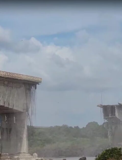 Ponte entre Maranhão e Tocatins desaba