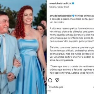 Morre filha do cantor Amado Batista