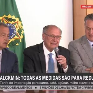 Alckmin anuncia medidas do governo para baixar preço de alimentos