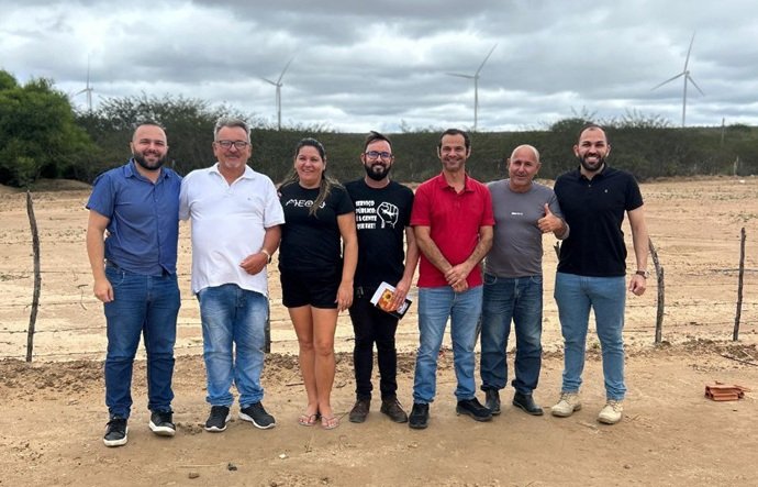 Vereador Juscelino Cassiano reitera pedido para construção de quadra poliesportiva no sítio Poço de Pedra