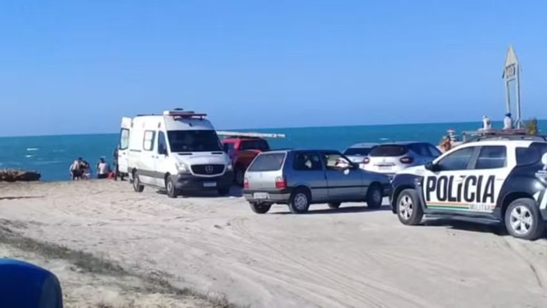 Modelo se afoga no Ceará