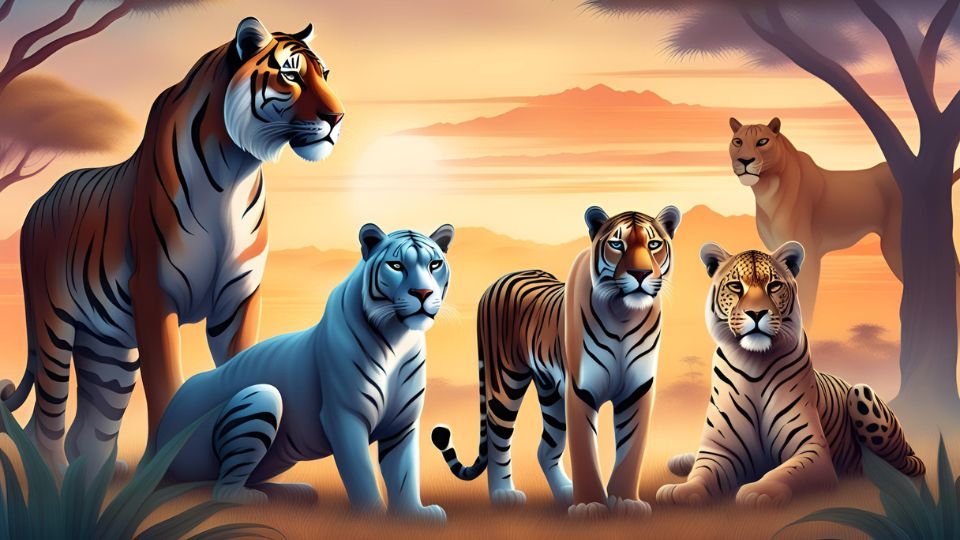 Os 5 maiores felinos do mundo