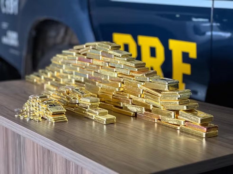 PRF apreende quantidade de ouro que é a maior da história do país