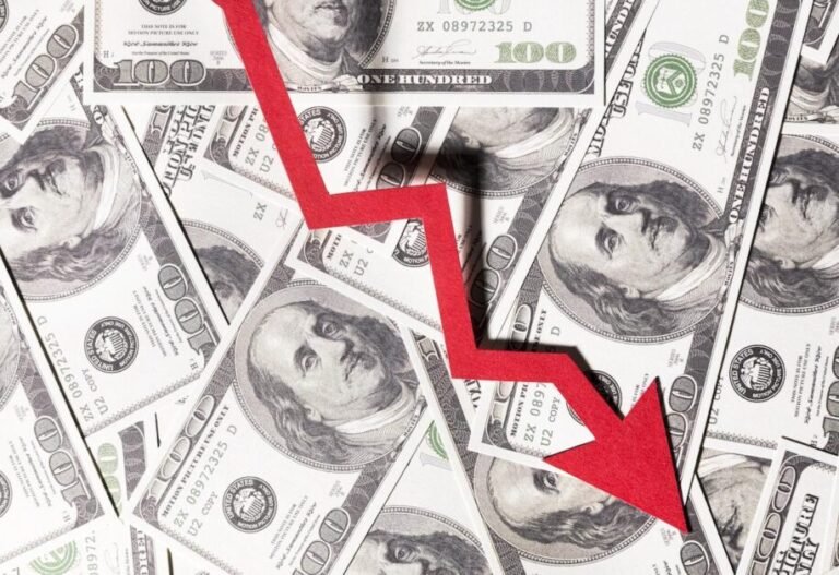 Dólar em queda
