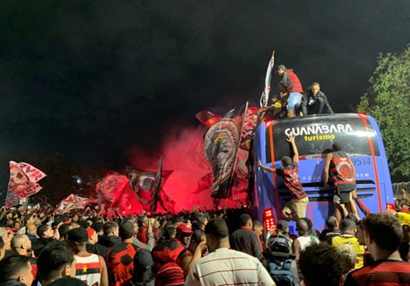Embarque do Flamengo