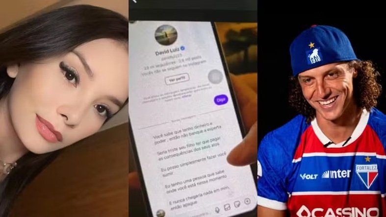 Mulher denuncia David Luiz por ameaça e consegue medida protetiva contra o jogador