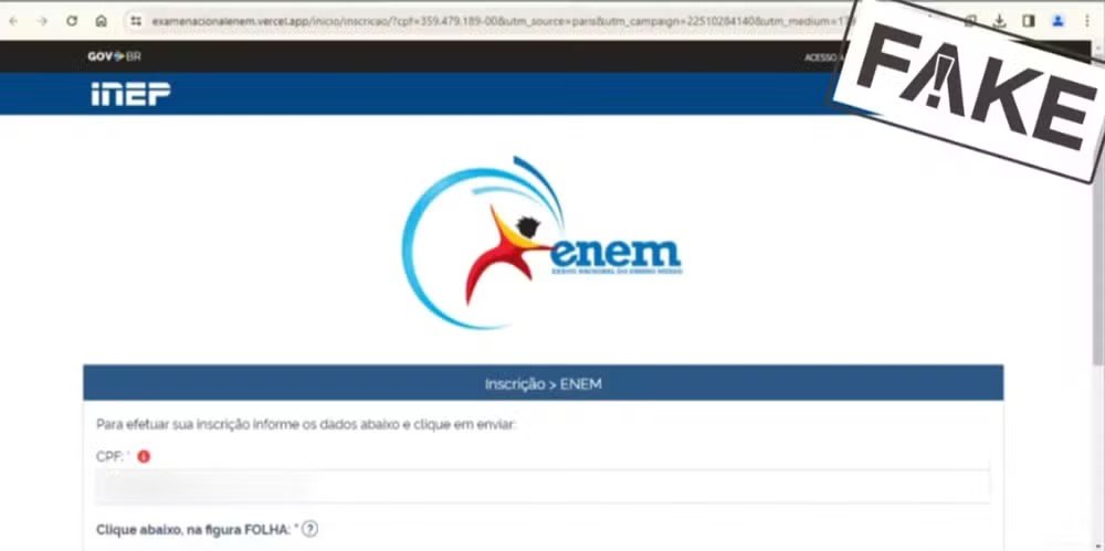 Enem falso