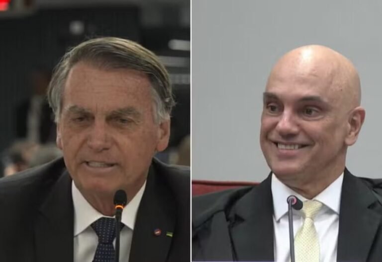 Bolsonaro e Moraes
