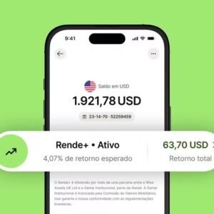 Wise lança ‘caixinha’ com rentabilidade em dólar, euro e libra esterlina; veja como funciona