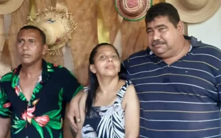 Sandra com os irmãos