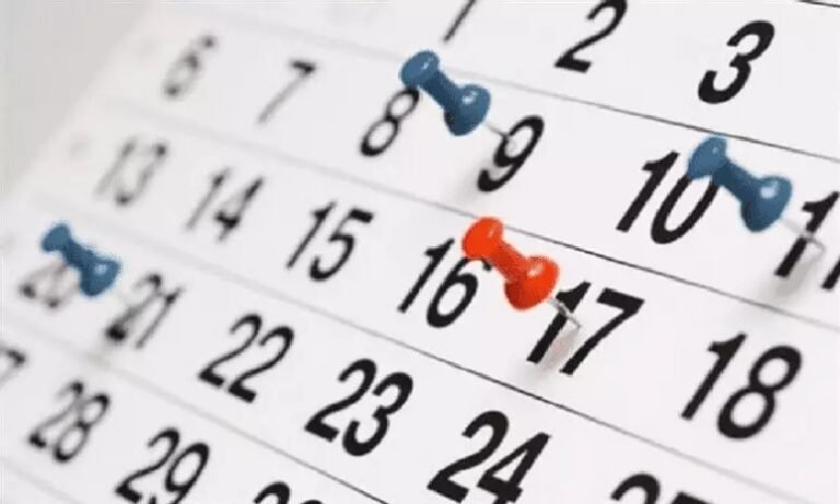Calendário