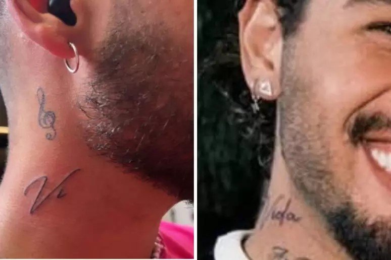 Zé Felipe adapta ‘tatuagem para Virginia’ e fãs suspeitam de homenagem a Ana Castela; entenda