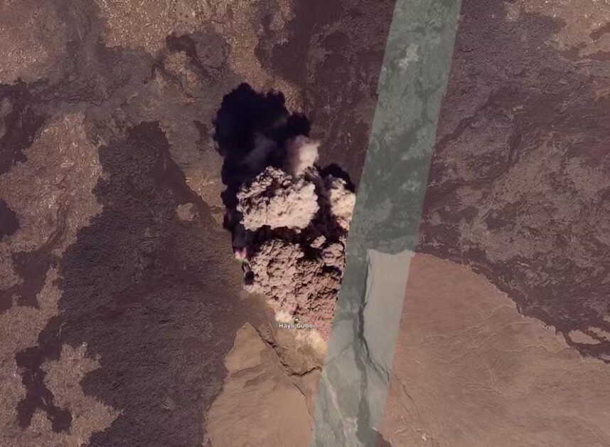 Vulcão na Etiópia entra em erupção pela primeira vez em 12 mil anos