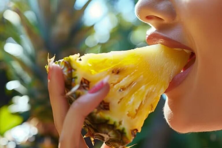 Mulher comendo