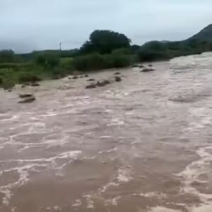 Volume de água da Barragem da Farinha, no Sertão da PB, sai de 2% para mais de 57% em dois dias