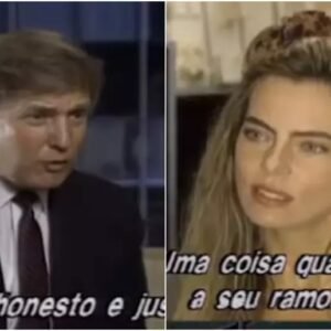 Bruna Lombardi colocou Donald Trump em seu lugar após cantada em entrevista nos anos 90