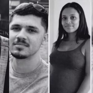 Amigos e familiares se despedem de família morta em acidente na SE-226