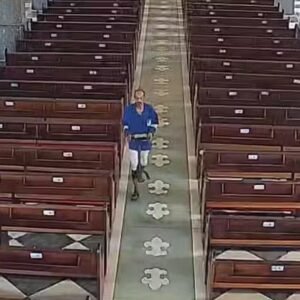 Homem é preso suspeito de furtar banco de ofertório de catedral no Sertão da Paraíba