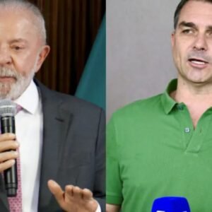 Divulgada pesquisa entre Lula e Flávio num provável segundo turno
