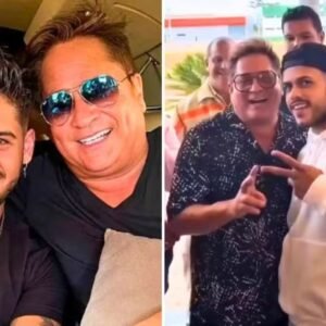 Leonardo se surpreende ao encontrar fã parecido com Zé Felipe, e internautas brincam: ‘Filho perdido’