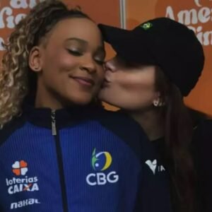 Equipe de Rebeca Andrade nega namoro e diz que declaração em post foi para amiga