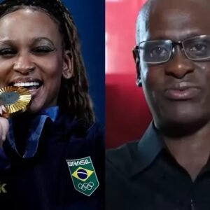 Pai de Rebeca Andrade morre; irmã da ginasta anuncia a perda nas redes
