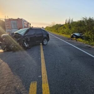Motorista morre após colisão frontal entre dois carros próximo a Soledade