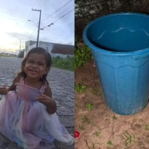 Menina de 2 anos morre afogada após cair em balde no quintal de casa em Natal
