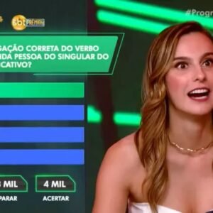 Participante erra pergunta fácil de Português e deixa o Show do Milhão com R$ 1,5 mil