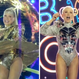 Xuxa rebate críticas após figurino deixar parte da virilha exposta: ‘Continuem divulgando’