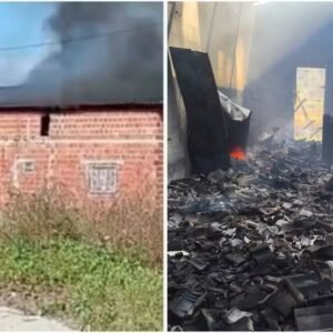 Homem incendeia casa com a ex-mulher e a filha adolescente trancadas no imóvel
