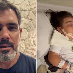 Juliano Cazarré atualiza estado de saúde da filha Maria Guilhermina após internação no CTI