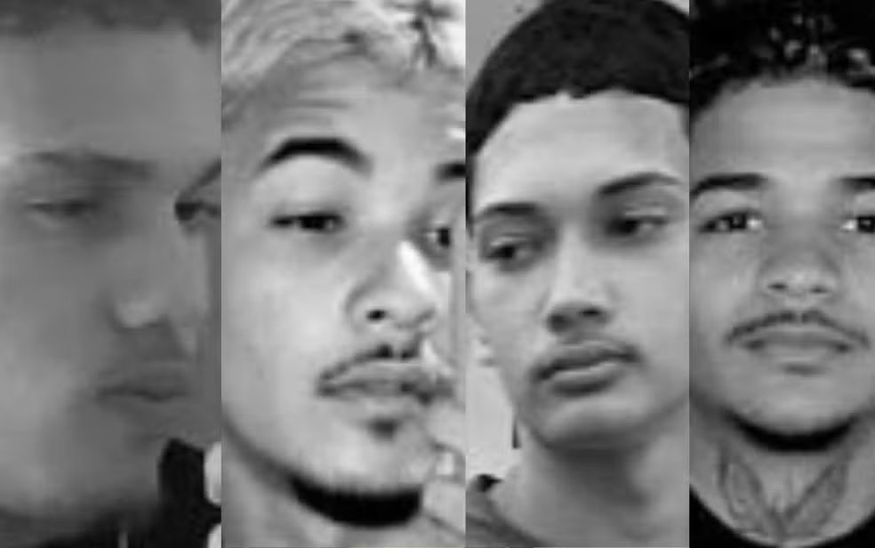 Quatro jovens morrem após carro bater em ônibus