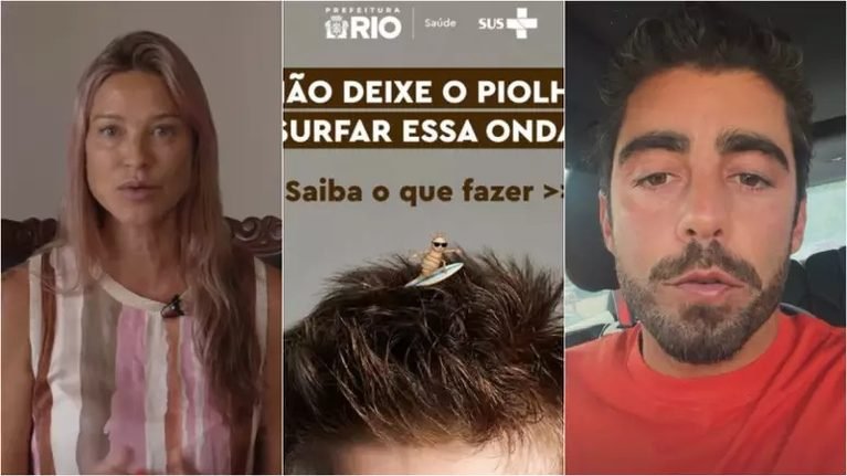 Treta de Luana Piovani e Scooby por causa de piolho vira assunto da Secretaria de Saúde do Rio